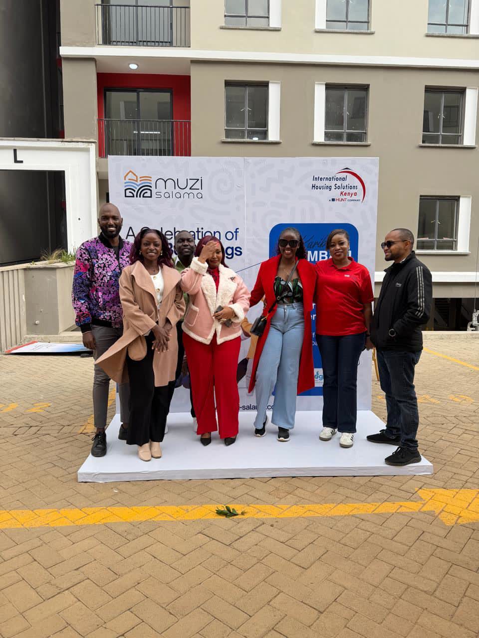 The team at the Muzi Salama launch